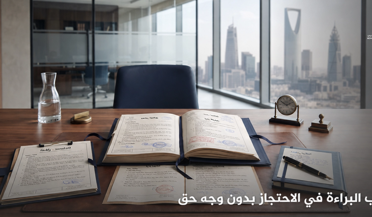 أسباب البراءة في الاحتجاز بدون وجه حق