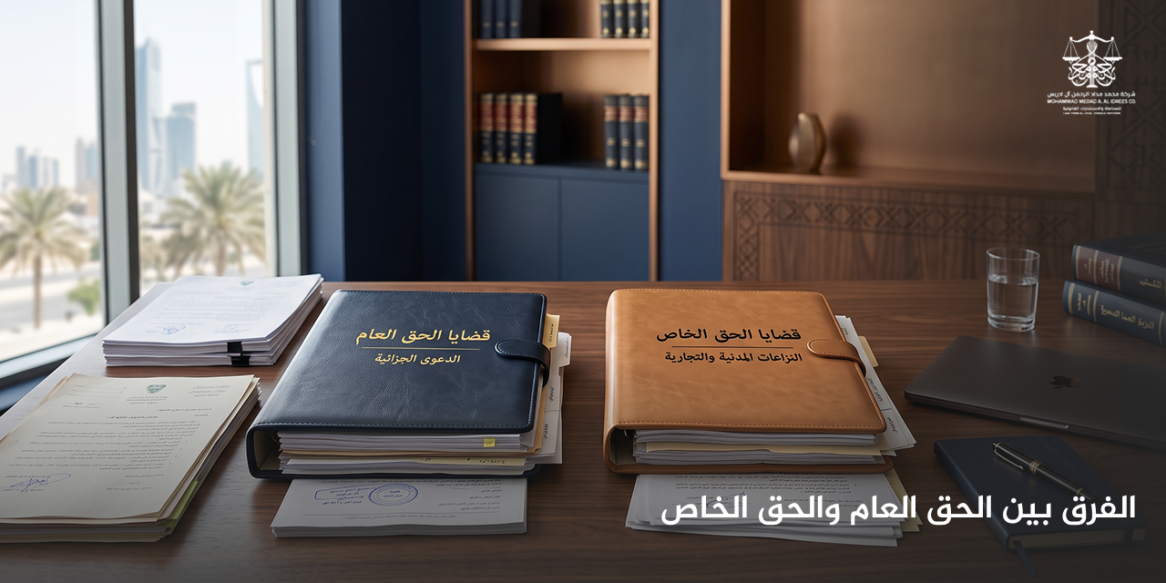 الفرق بين الحق العام والحق الخاص