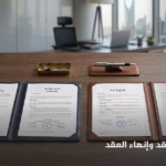 الفرق بين فسخ العقد وإنهاء العقد
