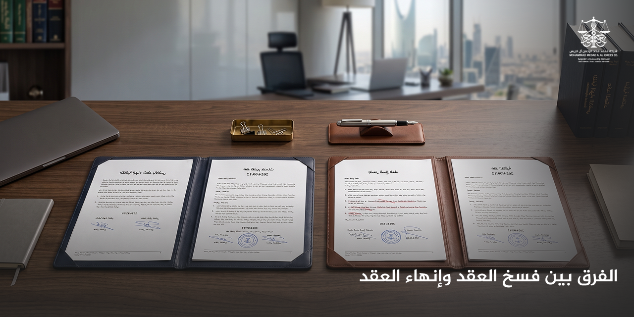 الفرق بين فسخ العقد وإنهاء العقد